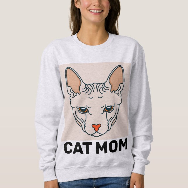 SPHYNX CAT MAMA T - SHIRT (Vorderseite)