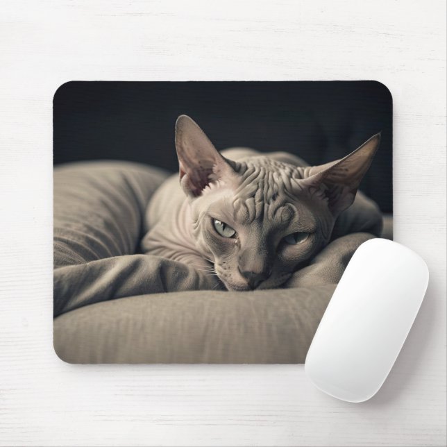Sphynx Cat Mousepad (Mit Mouse)