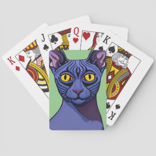 Sphynx Cat Playing Cards Spielkarten