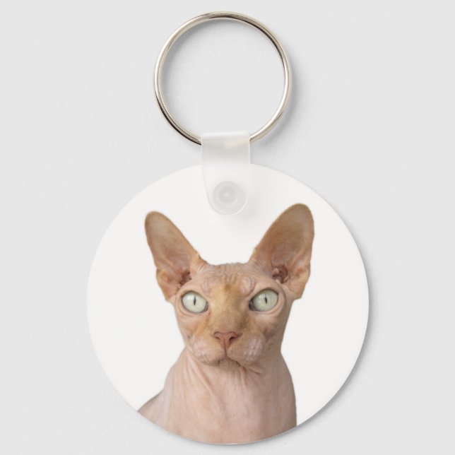 Sphynx Cat Schlüsselanhänger (Vorderseite)