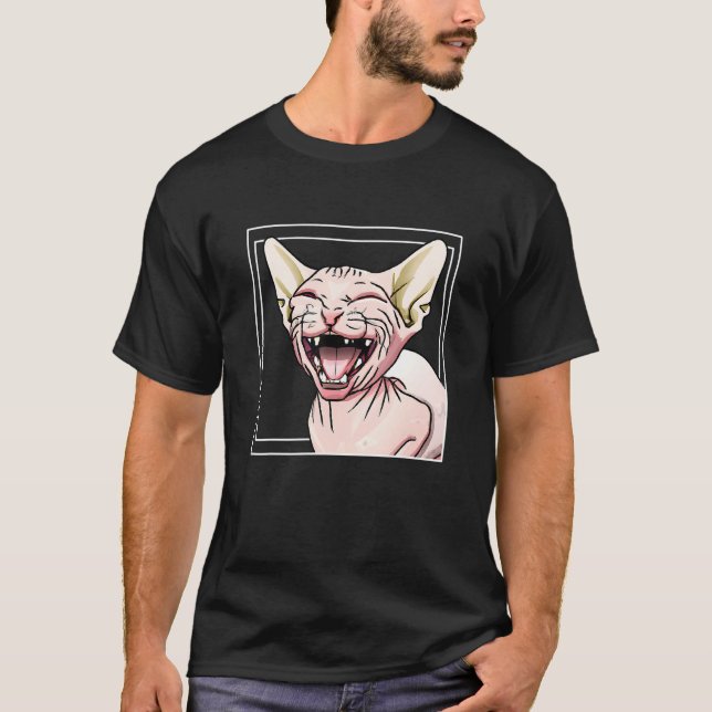 Sphynx Cat T-Shirt (Vorderseite)