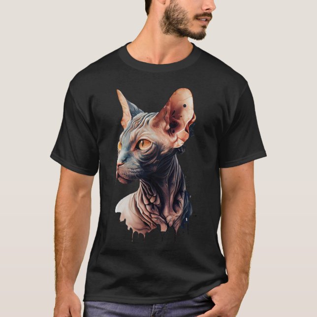Sphynx Cat T-Shirt (Vorderseite)