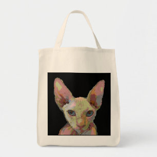 SPHYNX HAIRLESS CAT TOT BAG TRAGETASCHE