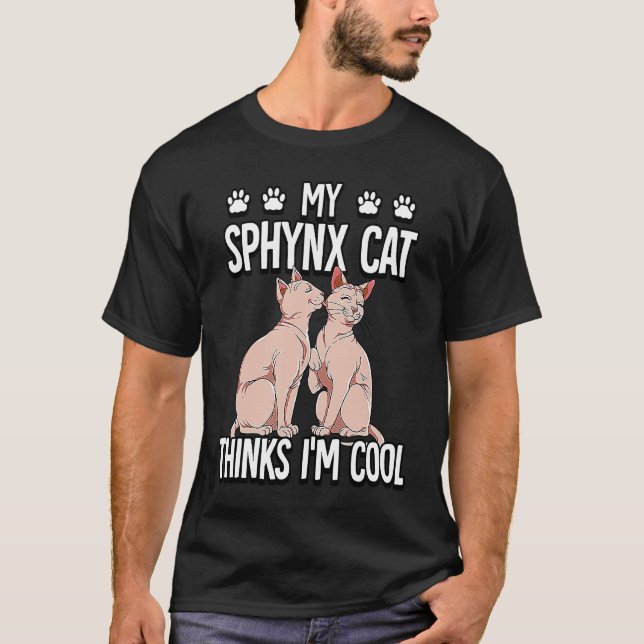 Sphynx-Katze  10 T-Shirt (Vorderseite)