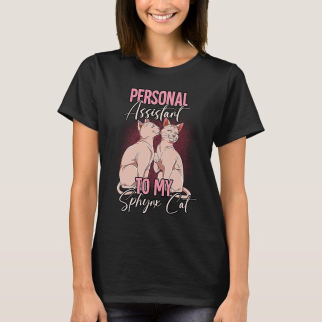 Sphynx-Katze  11 T-Shirt (Vorderseite)