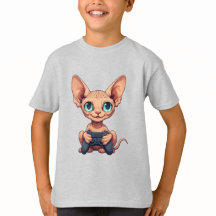 Sphynx-Katze hält Spielcontroller