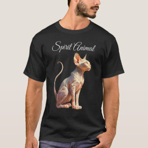 Sphynx-Katze ist mein spirituelles Tier haarloses T-Shirt