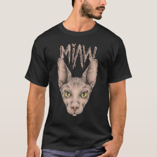 Sphynx-Katze Miaw T-Shirt