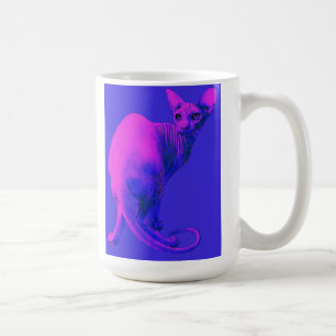 sphynx Katze-rosa Kaffeetasse