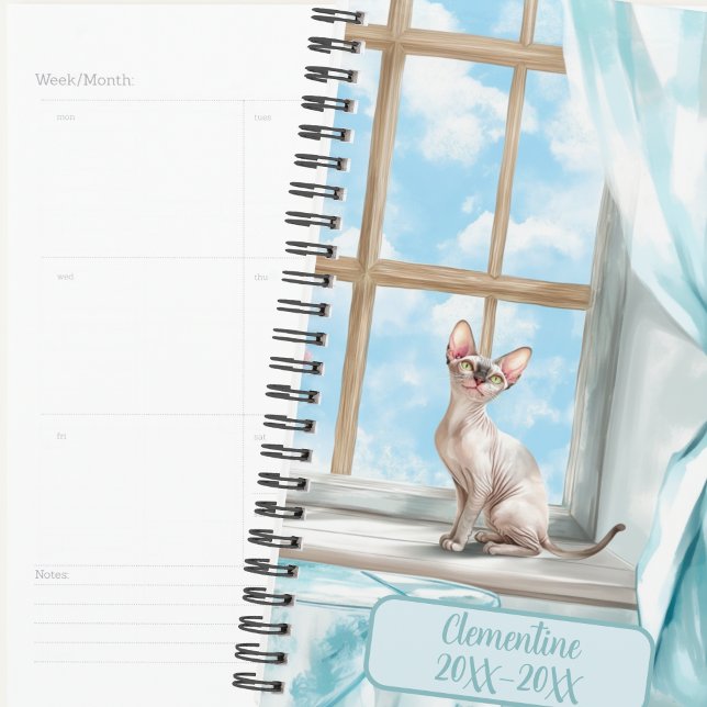Sphynx-Katze Terminkalender Tagebuch ohne Datum (Von Creator hochgeladen)