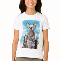 Sphynx Katze. Tourist.