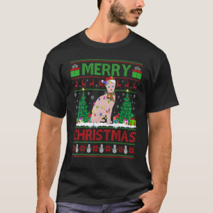 Sphynx-Katze Weihnachtsbaum hässlicher Weihnacht T-Shirt