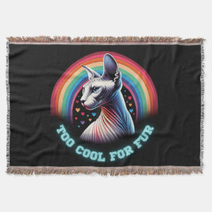 Sphynx-Katze zu cool lustig schwarz Decke