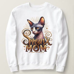 Sphynx-Katzen-Mama Damen Mode Sweatshirt