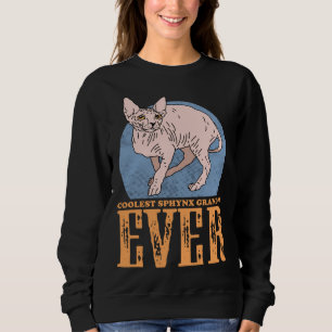 Sphynx-Katzen-Opa haarloser Katzenbesitzer Sphynx- Sweatshirt