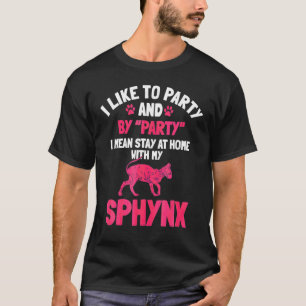 Sphynx-Katzen-Party Haarloser Tierbesitzer Famili T-Shirt