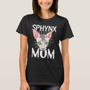 Sphynx-Katzenmutter Haarloses-Rasse Sphynx-Kätzche T-Shirt