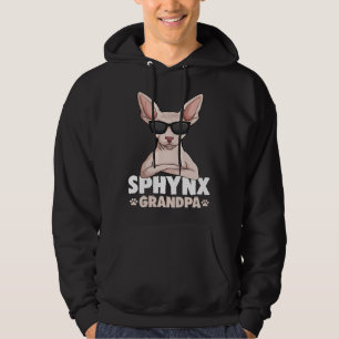 Sphynx Opa Katze Sphinx Haarloser Katzenbesitzer Hoodie