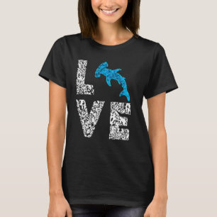 Sphyrna Hammerhead Hai Liebe Ocean Sea Life Fish T-Shirt