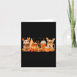 Spice Fall Kaffee Heiße Tee Herbst Ernte Frauen Dr Karte