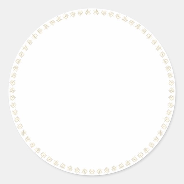 Spice jar Schneeflocken Grenzmarkenkleber Runder Aufkleber (Vorderseite)