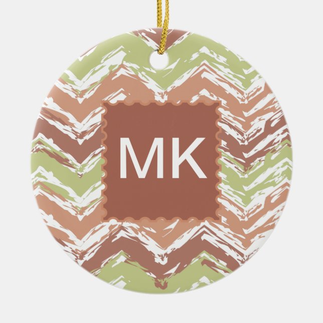 Spice Scribble Zickzack ZigZag Keramikornament (Vorne)