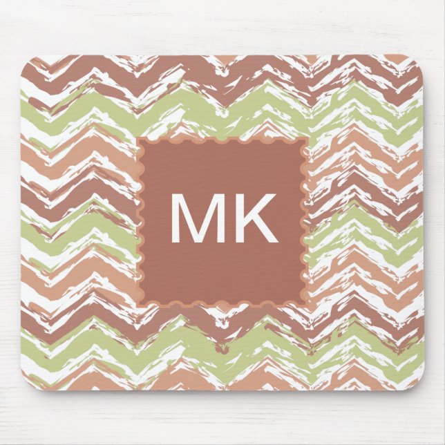 Spice Scribble Zickzack ZigZag Mousepad (Vorne)