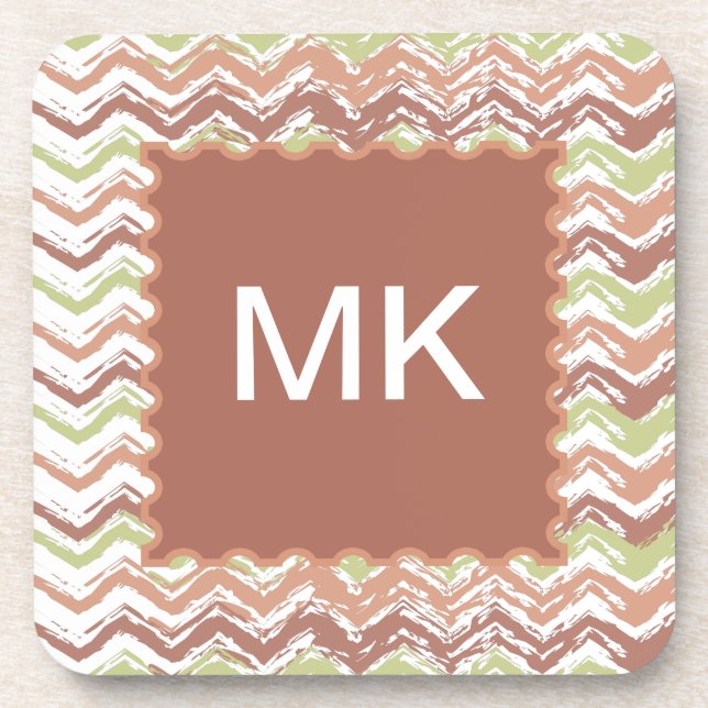 Spice Scribble Zickzack ZigZag Untersetzer (Vorderseite)