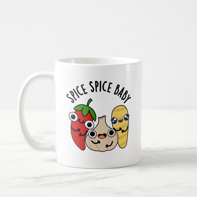 Spice Spice Baby Funny Food Puff Kaffeetasse (Links)