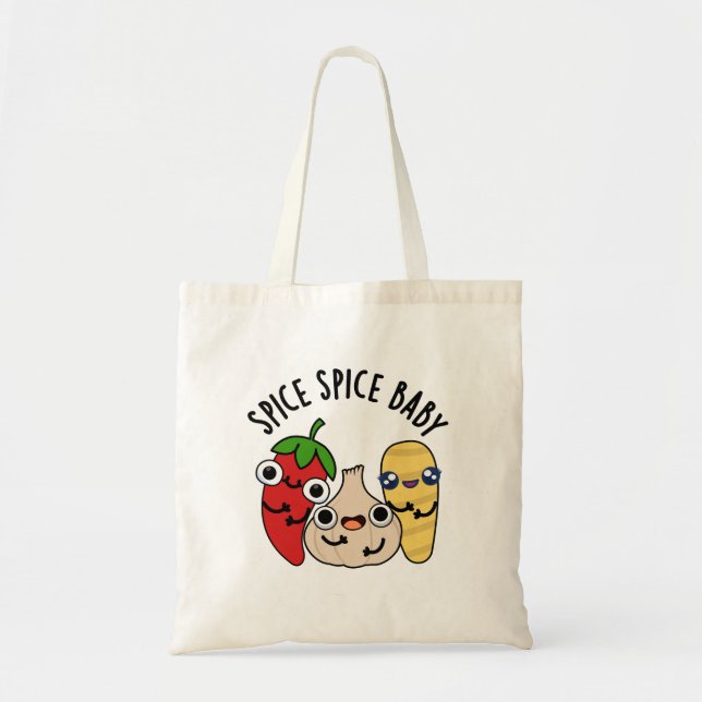 Spice Spice Baby Funny Food Puff Tragetasche (Vorne)