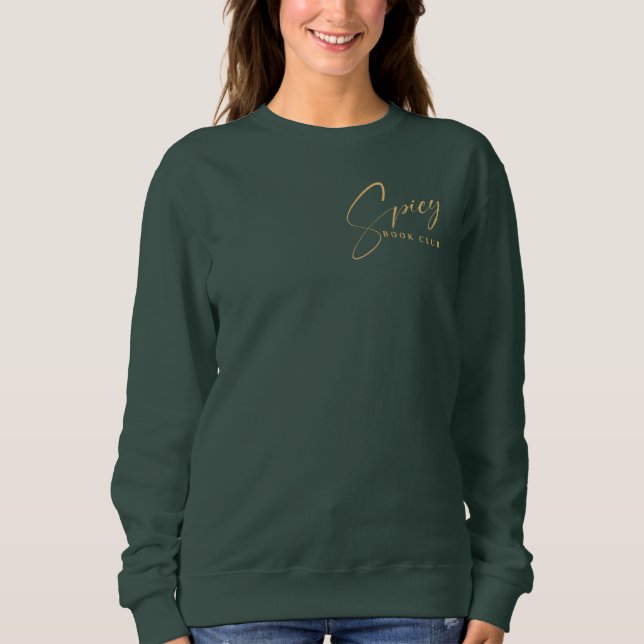 Spicy Book Club Sweatshirt (Vorderseite)