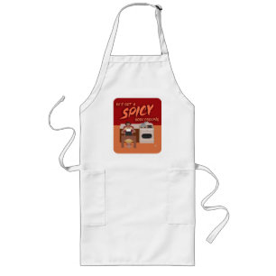 Spicy Cooking Romance Autor Retro Hausfrau Lange Schürze