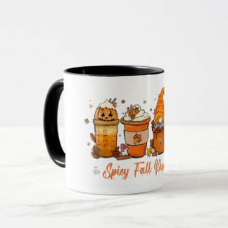 Spicy Fall Pumpkins Gnome Tasse