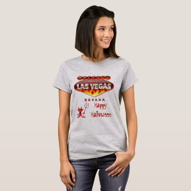 Spicy Las Vegas Halloween T-Shirt (Vorne ganz)