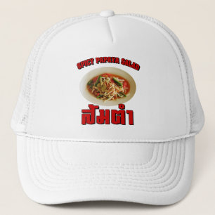Spicy Papaya Salad [Som Tam] ... Thai Lao Food Truckerkappe