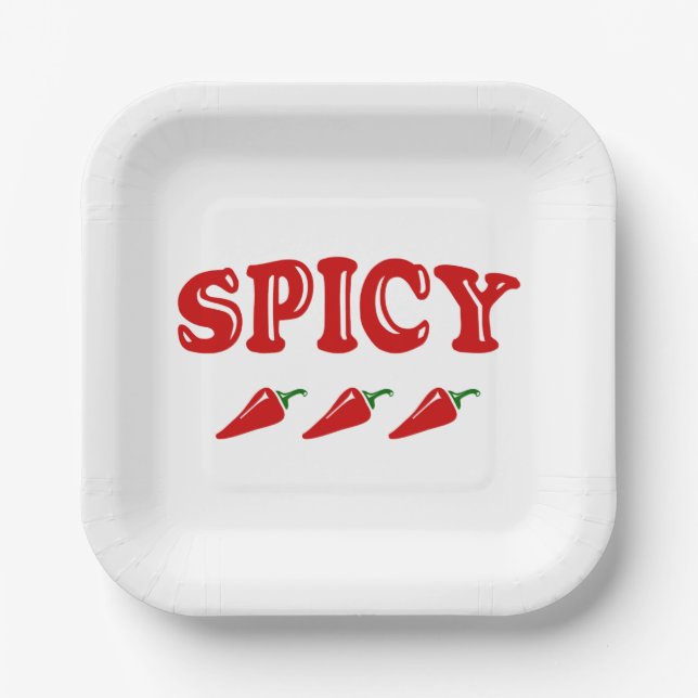 SPICY PAPPTELLER (Vorderseite)