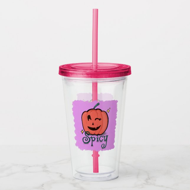 Spicy Pumpkin Spice Acryltrinkbecher (Vorderseite)