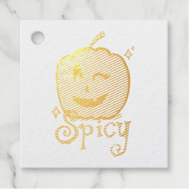 Spicy Pumpkin Spice Geschenkanhänger
