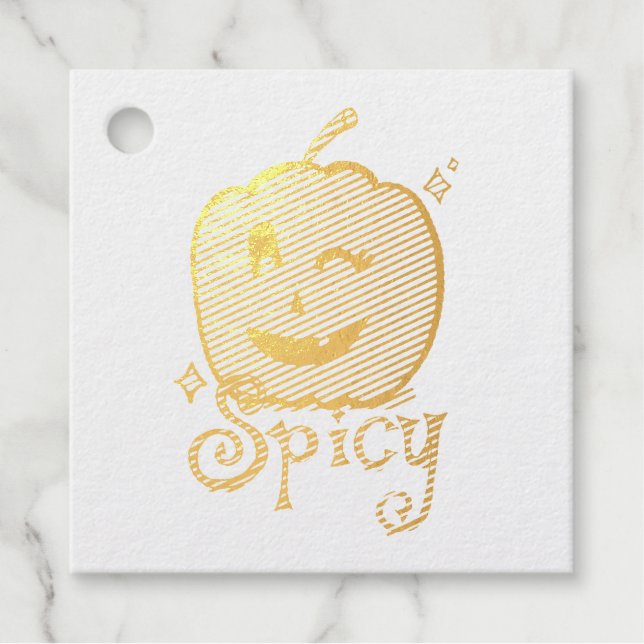 Spicy Pumpkin Spice Geschenkanhänger (Vorderseite)