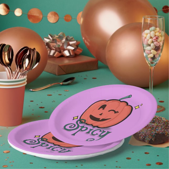 Spicy Pumpkin Spice Pappteller (Multi)