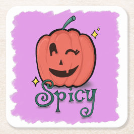 Spicy Pumpkin Spice Rechteckiger Pappuntersetzer