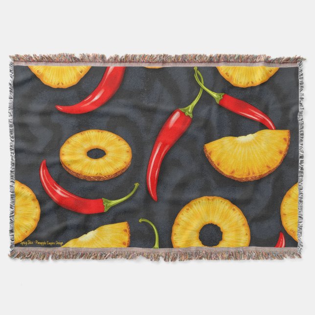 Spicy Slice - Pineapple Empire Design Decke (Vorderseite)