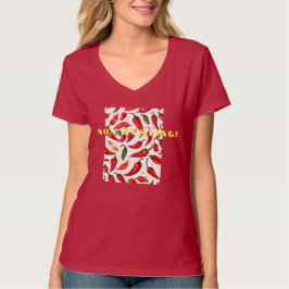 "Spicy Statement: V-Neck Women's T - Shirt