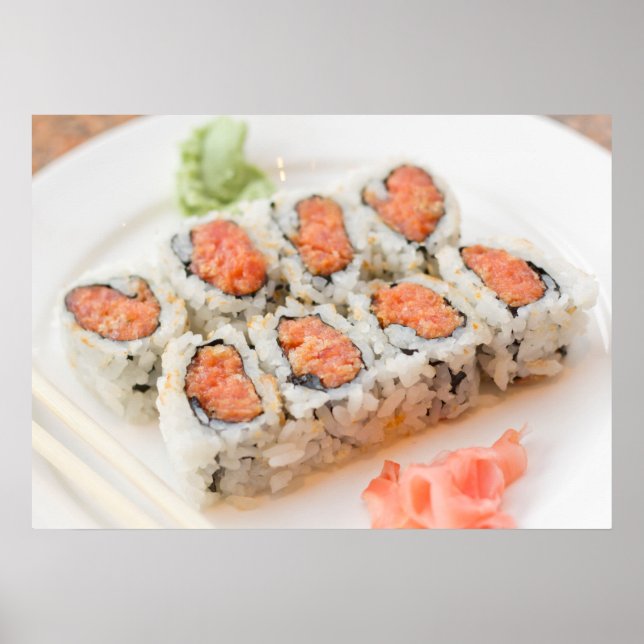 Spicy Tuna Roll Sushi Poster (Vorne)