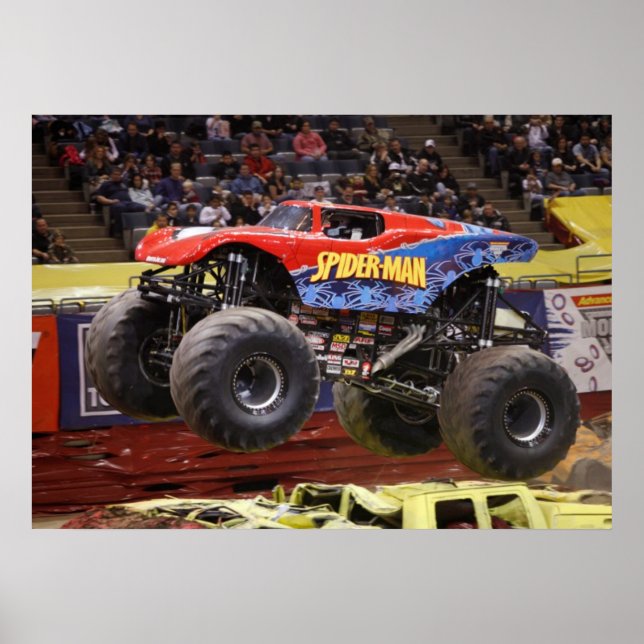 Spidee Monster Truck Print Poster (Vorne)