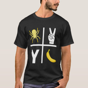 Spider 2 Y Banana Football Liebt amerikanisches Gf T-Shirt