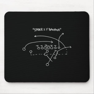 Spider 2 Y Banana Fußballspielstrategie Fußbal Mousepad