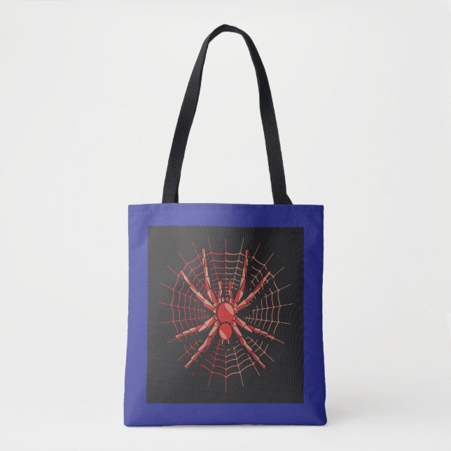 Spider Art Tote Bag - fein und einzigartig Design Tasche (Vorderseite)