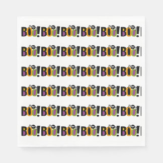 Spider BOO Halloween Serviette