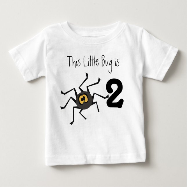 Spider Bug Personnalisable T-shirt Anniversaire (Devant)